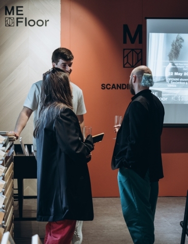 Scandinavian philosophy in Interior Design. ME Floor & KOS.Studio Dialogue. May 22, 2025. Vilnius, Lithuania