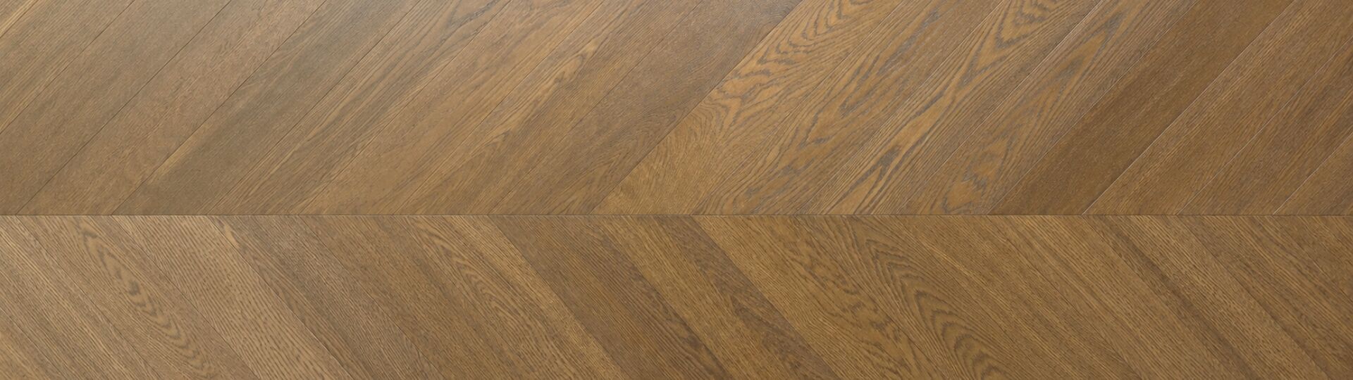 L'Héritage Project: Custom Extra-Wide Chevron Oak Flooring
